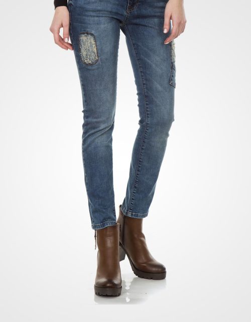 Slim Fit Blue Jeans
